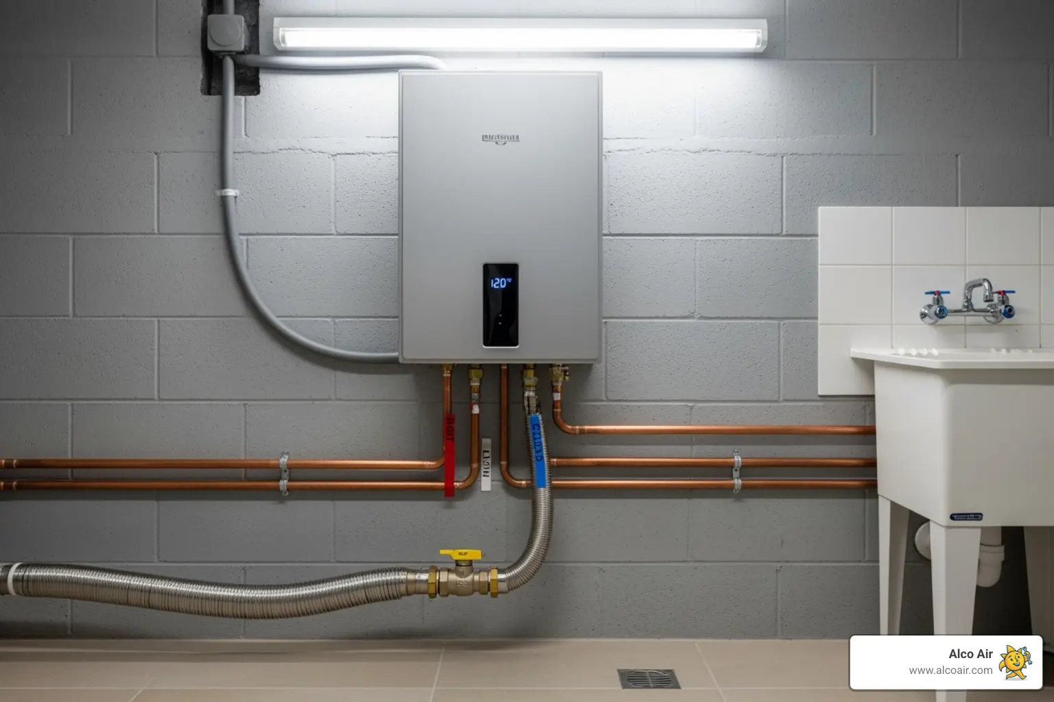 Roland Black Heating, Cooling, Plumbing & Generators - tankless heater